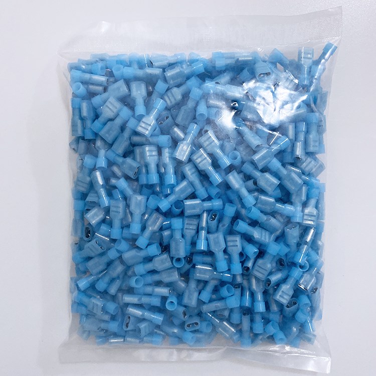 FDFN2-250尼龙母绝缘接线端子耐高温6.3插簧母头500只 - 图0