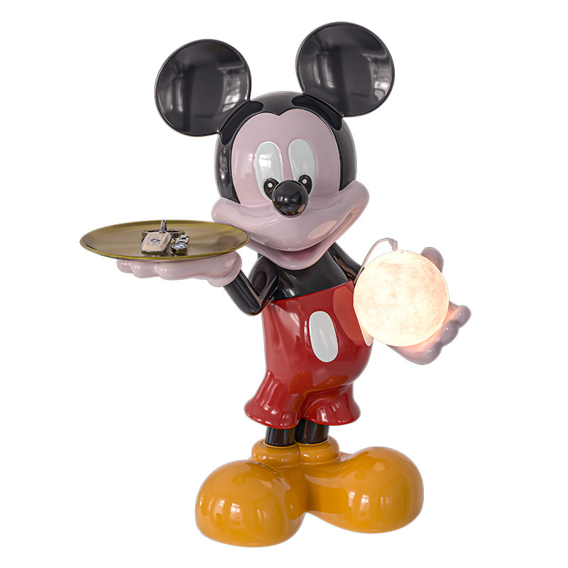 米奇大落地摆件客厅沙发旁电视柜儿童卧室床边装饰品乔迁新居礼物