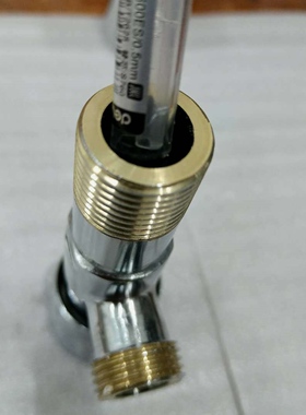 德国进口角阀304不锈钢加厚三角阀全铜4分加长冷热水器一进二出