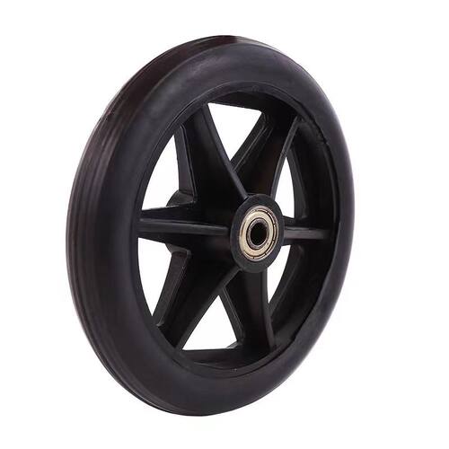 轮椅配件前轮万向轮6寸7寸8寸前小轮前轮轱辘轮椅轮子实心胎小轮 - 图3