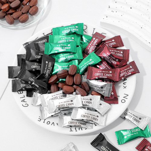 咖啡糖官方旗舰店咀嚼咖啡豆糖非提神0脂嚼着吃coffee candy糖果 - 图2