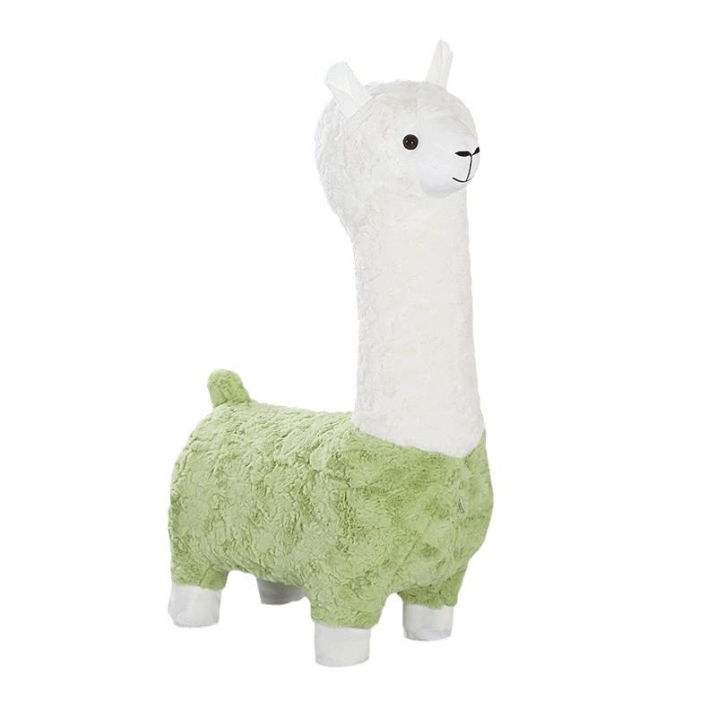 羊驼座椅凳子动物坐凳落地摆件客厅装饰乔迁新居搬家礼物