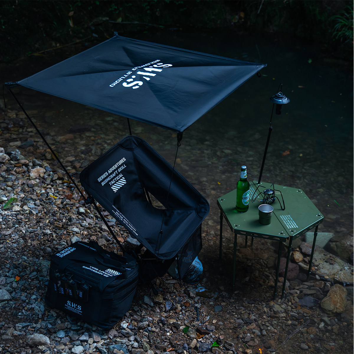 SWS月亮椅天幕 超轻量沙滩钓鱼防水citywalk公园露营遮阳篷小顶棚,淘宝优惠券,粉丝福利购,淘宝优惠卷