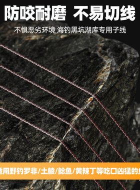 绑好碳芯大力马pe飞磕线子线双钩草鲤鱼鲫鱼钩伊势尼袖钩罗非成品