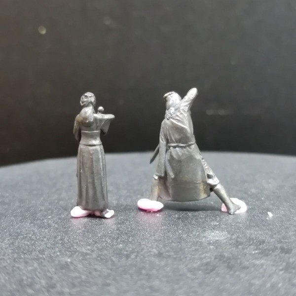 纯黄铜神雕侠侣小龙女杨过微场景鱼缸奇石古风造景小人物模型摆件,淘宝优惠券,粉丝福利购,淘宝优惠卷