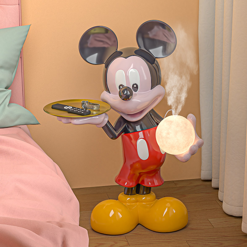 米奇大落地摆件客厅沙发旁电视柜儿童卧室床边装饰品乔迁新居礼物