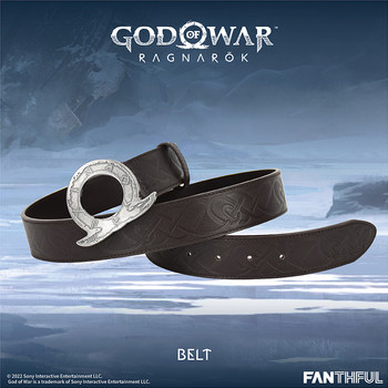 5 ສາຍແອວ Ragnarok Belt Embossed First Layer Leather Official Game Peripheral