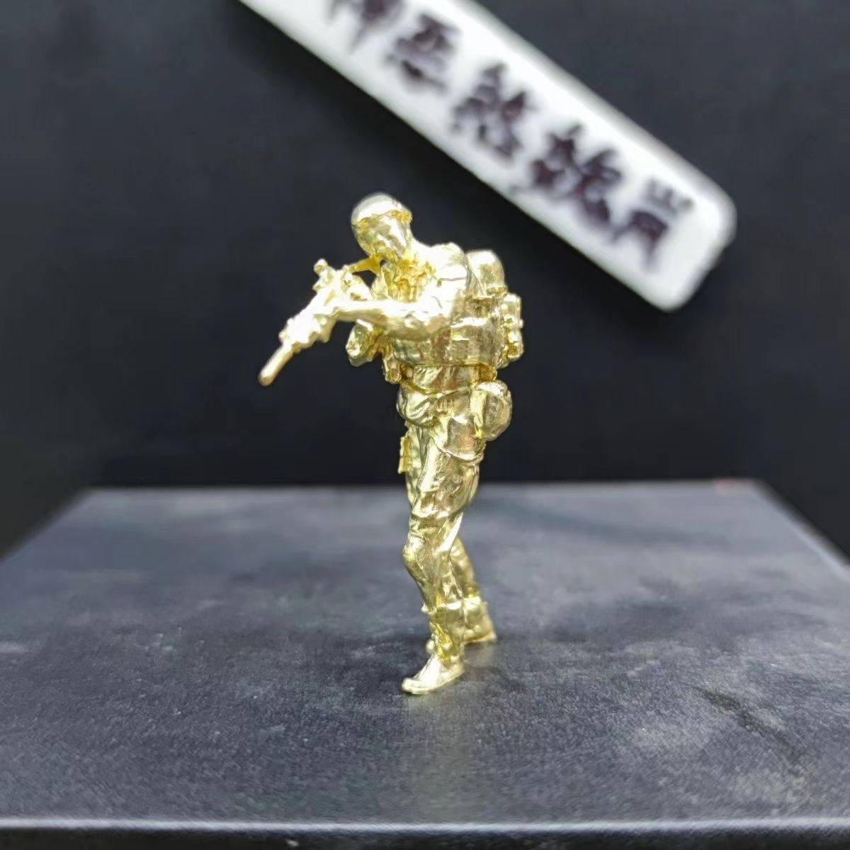 纯铜 1/35现代美军精英特种部队 黄铜兵人模型作战士兵金属陆军,淘宝优惠券,粉丝福利购,淘宝优惠卷