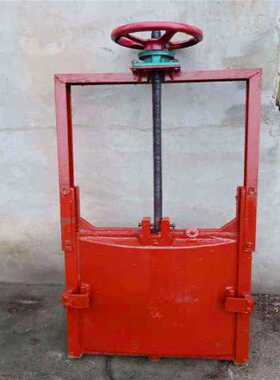 铸铁襄铜刚制农田河道渠道灌溉水库用闸门手轮平推式启闭机现货