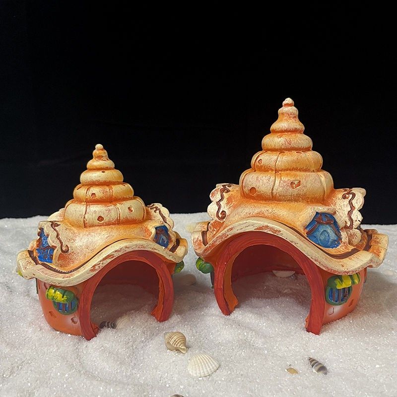 六角恐龙躲避屋鱼缸造景装饰摆件海螺城堡水族箱爬宠鱼虾躲避洞穴,淘宝优惠券,粉丝福利购,淘宝优惠卷