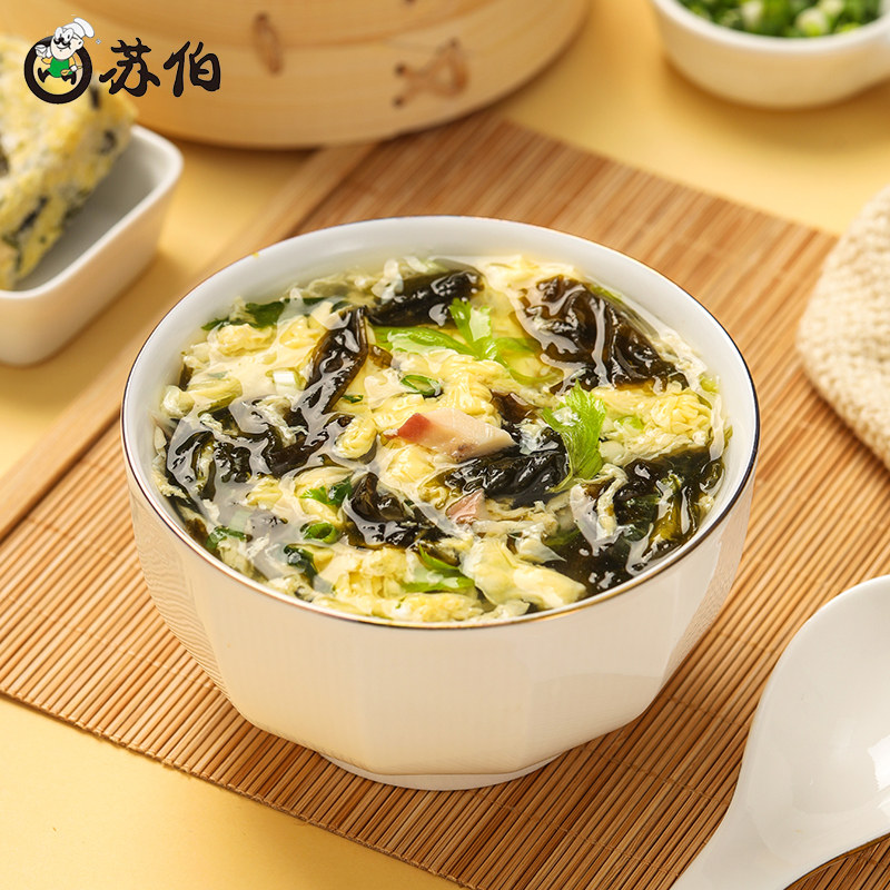 苏伯速食汤芙蓉鲜蔬汤速溶蔬菜汤紫菜蛋花汤冲泡即食西红柿鸡蛋汤