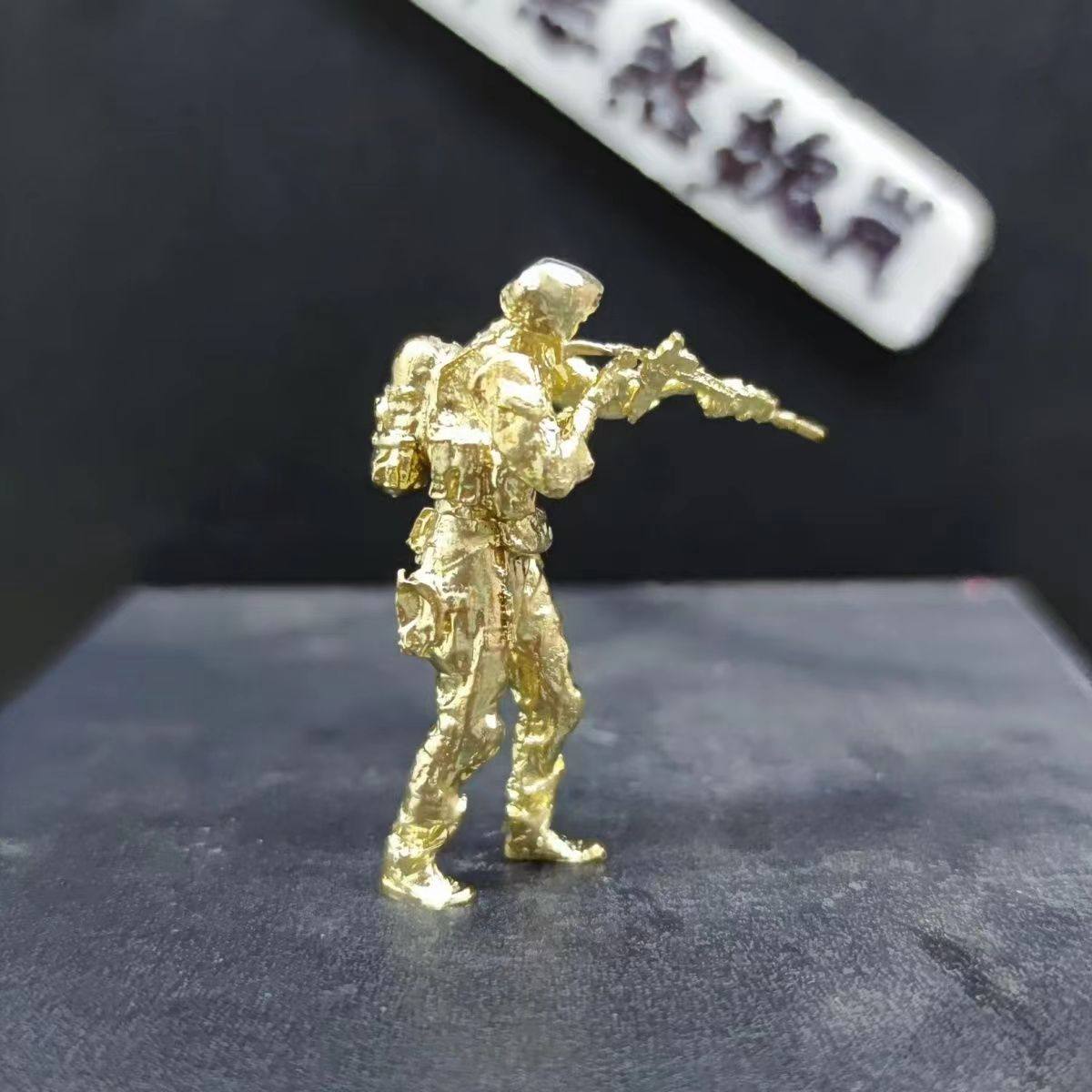 纯铜 1/35现代美军精英特种部队 黄铜兵人模型作战士兵金属陆军,淘宝优惠券,粉丝福利购,淘宝优惠卷
