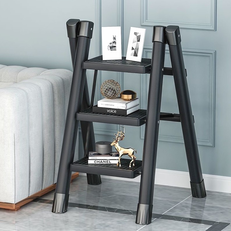 梯子家用多功能人字梯折叠梯楼梯凳子小型室内折叠花架梯加厚碳钢,淘宝优惠券,粉丝福利购,淘宝优惠卷