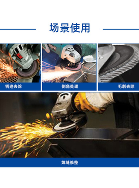 2寸百叶片50mm气动角磨机打磨片百叶轮抛光片迷你小型加厚百页片