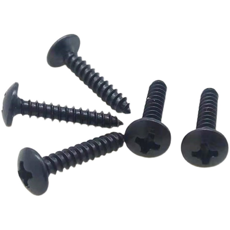 扁头十字自攻螺钉镀黑锌伞头尖尾螺丝 3X16TA - 图3