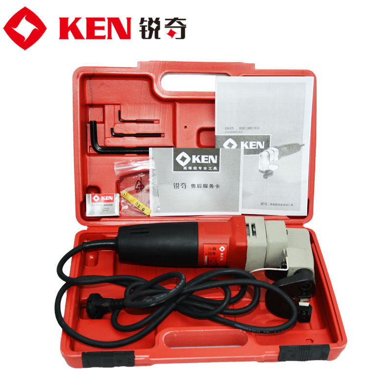 KEN锐奇电剪刀2625电动铁皮剪2.5mm金属薄板切割器不锈钢自动磨刀,淘宝优惠券,粉丝福利购,淘宝优惠卷