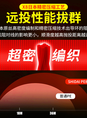 沉水大马力pe线水滴轮主线正品耐磨精品鱼线强拉力防咬线防缠绕