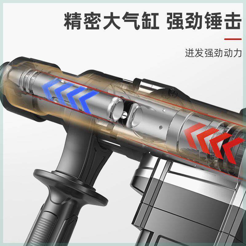 日本品牌重型充电式电锤多功能锂电大功率无线工业级混凝土冲击钻-图2