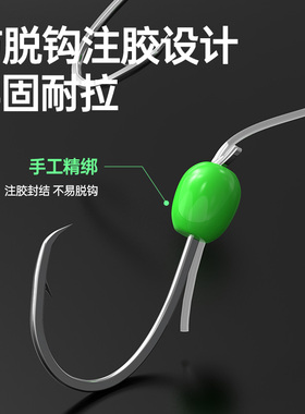 沙沙麦扒皮鱼串钩进口海钓泥猛马面扒皮狼专用线组剥皮牛鱼钩钓组