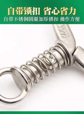 牛鼻环牛鼻圈不锈钢金属大号牛鼻牵引钳夹子免打孔养殖养牛设备