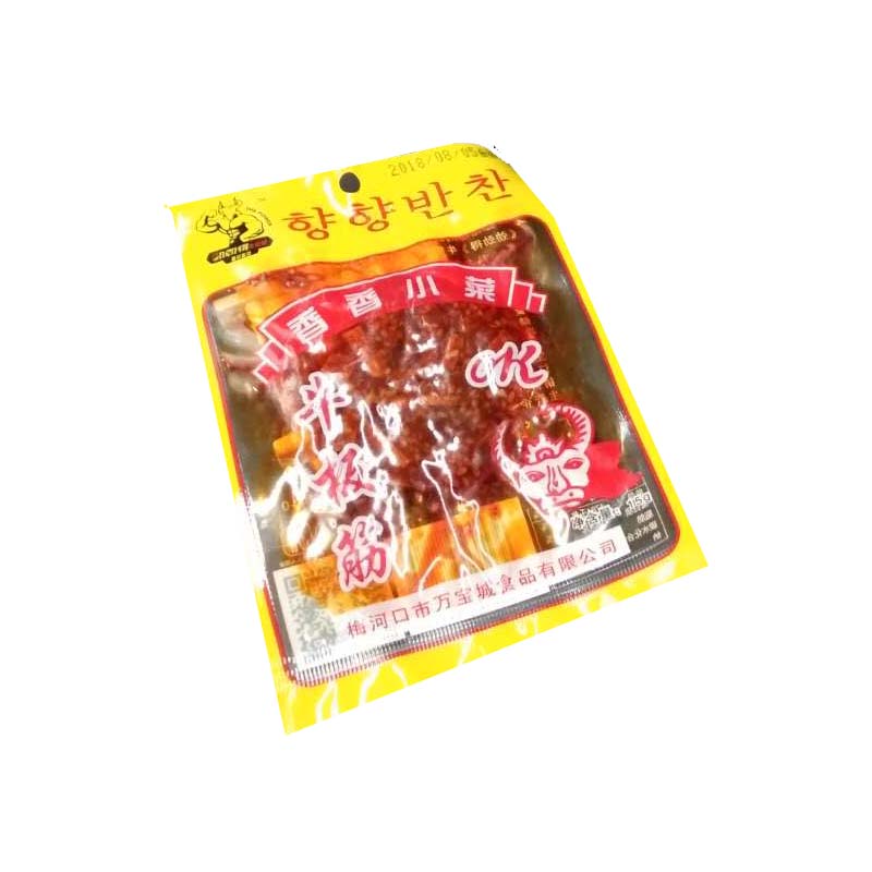 万宝城正宗梅河口朝族香辣牛板筋包邮【15克*10袋】