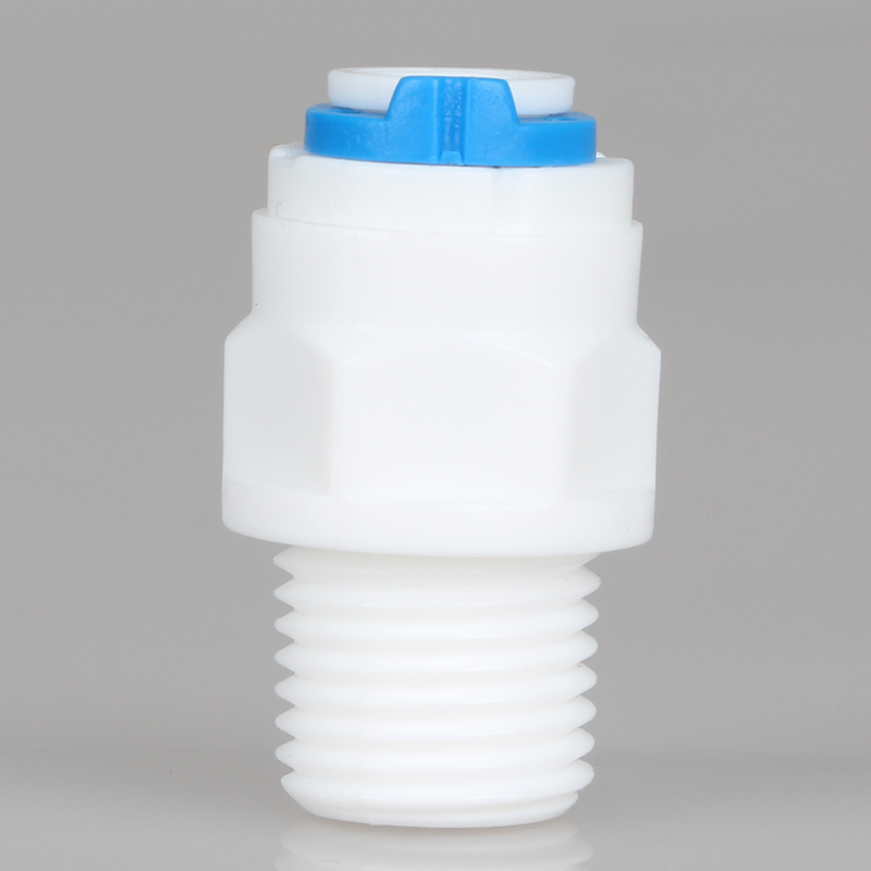 净水器配件2分外牙丝转2分管直通滤瓶t33后置活性炭K1044快速接头 - 图1
