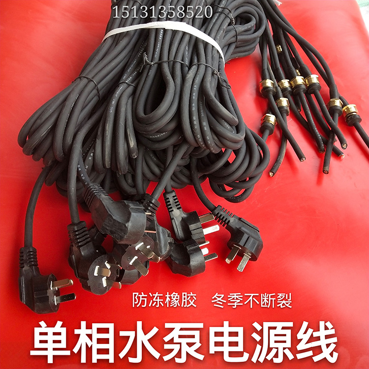 纯铜国标电源线两项插头线2*1平方二插两芯电源线带插头两孔三孔 - 图1