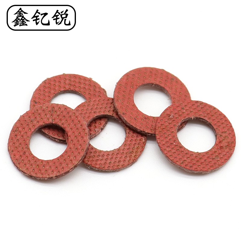 M2-M8绝缘红垫片0.5红纸垫圈0.8红钢纸介子1mm快巴纸平垫M3M4M5M6 - 图0