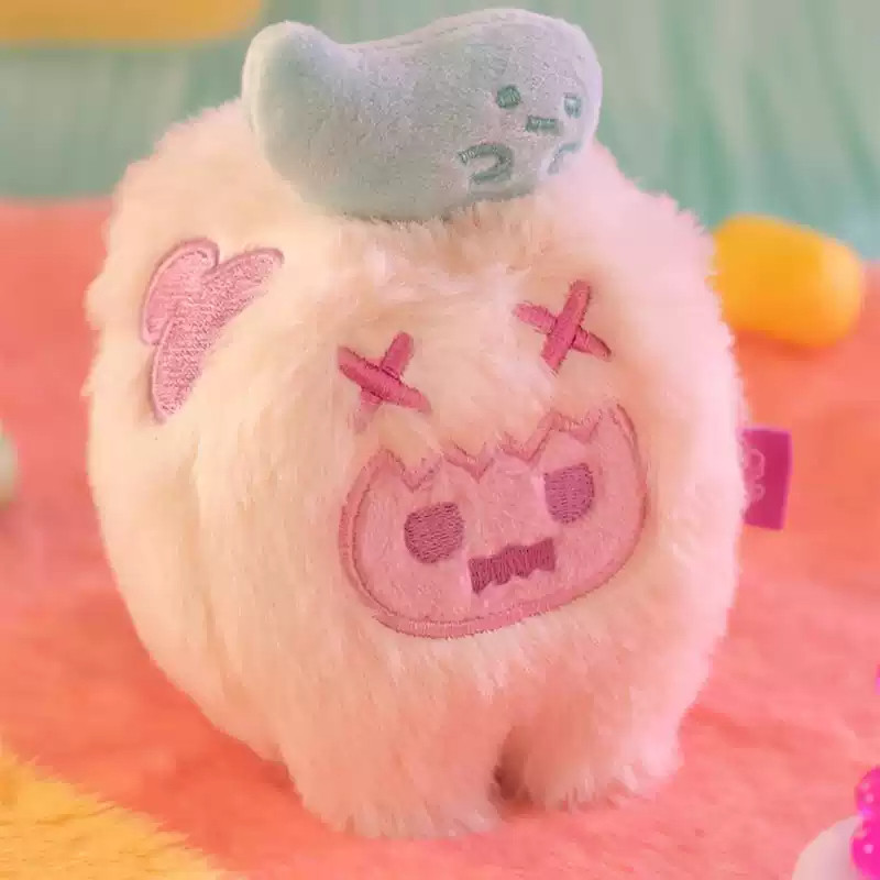 正版ShinWoo吸血鬼糖果屋毛绒盲盒幽灵熊挂件毛绒玩偶万圣节礼物