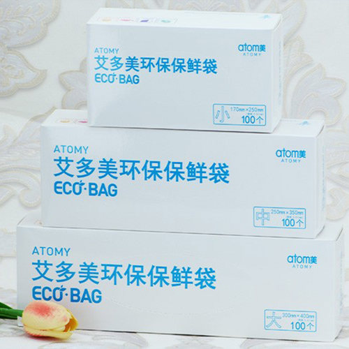 atom艾多美保鲜膜保鲜袋拉链袋钢丝球现货韩国正品非官方旗舰店 - 图2