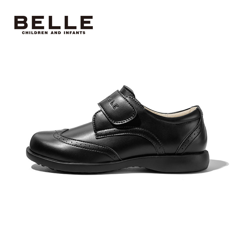 百丽童鞋2025秋冬新款男童英伦风学生皮鞋黑色演出鞋返校鞋,淘宝优惠券,粉丝福利购,淘宝优惠卷