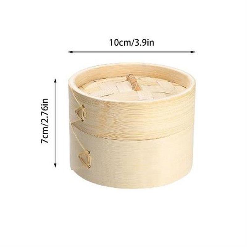 Candy Box Steamer With Lid Shampoo Bar Holder Bamboo Bars - 图0