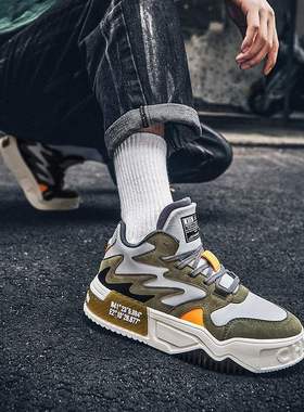 High top shoes men's new increased leisure board sho