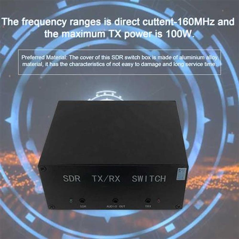 160MHz 100W Aluminium Alloy Portable SDR Transceivers Radio - 图2