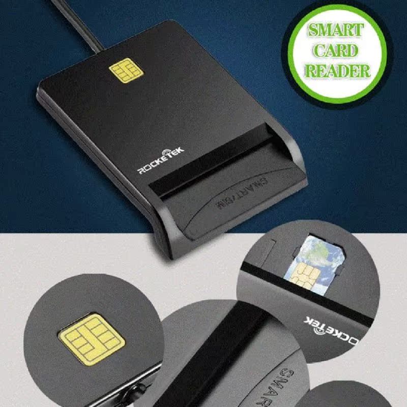 Rocketek CAC Smart Card Reader USB Common Access CAC Card Cr - 图3