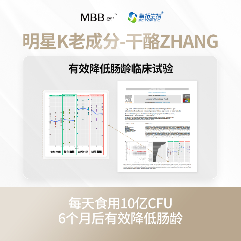 MBB畅龄小金条益生菌成人通用维稳肠胃肠道菌群益生菌粉固体饮料t - 图3