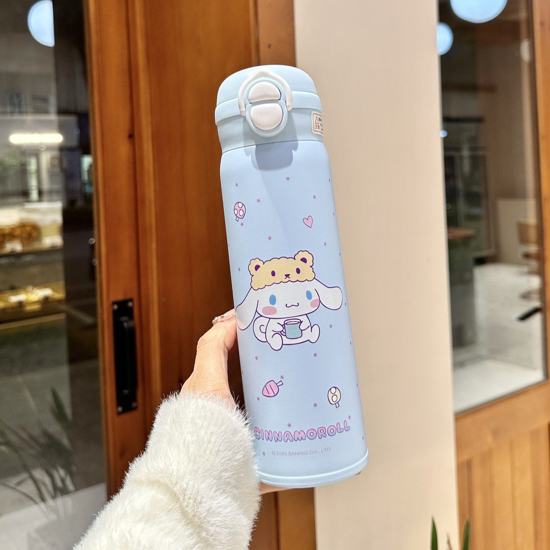 玉桂狗新款三丽鸥库洛米儿童保温杯女吸管小学生上学专用水杯,淘宝优惠券,粉丝福利购,淘宝优惠卷