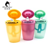 Hong Kong Kidokare Baby Tooth Gum Containing Box Match Monkey Banana Mill Tooth Stick Appeasement Pacifier Box Storage Portable