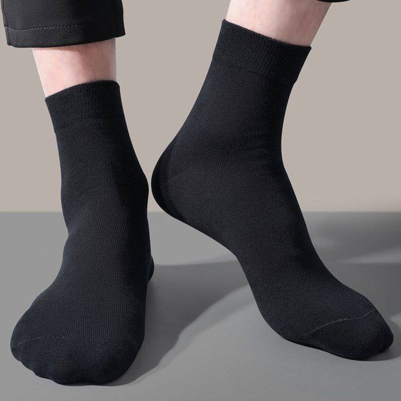 12双装七匹狼10A男士抗菌袜子冬纯棉中筒袜透气吸汗防臭棉袜长袜,淘宝优惠券,粉丝福利购,淘宝优惠卷