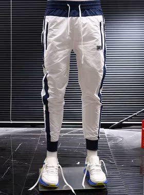 European Fashion Brand Embroidered Casual Pants for Men In S