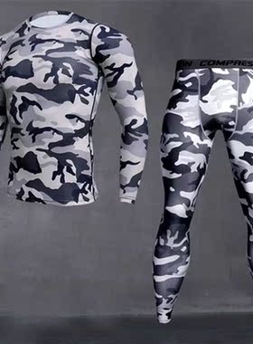 Men s Camouflage Thermal Underwear Set Long Johns Winter