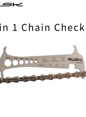 304 Steel Bike Chain Checker Wear Indicator 3 in 1 Screws Me