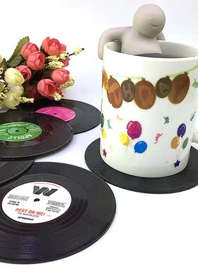 6pcs Fruit Coaster Colorful Silicone Cup Holder Drinks Mat T