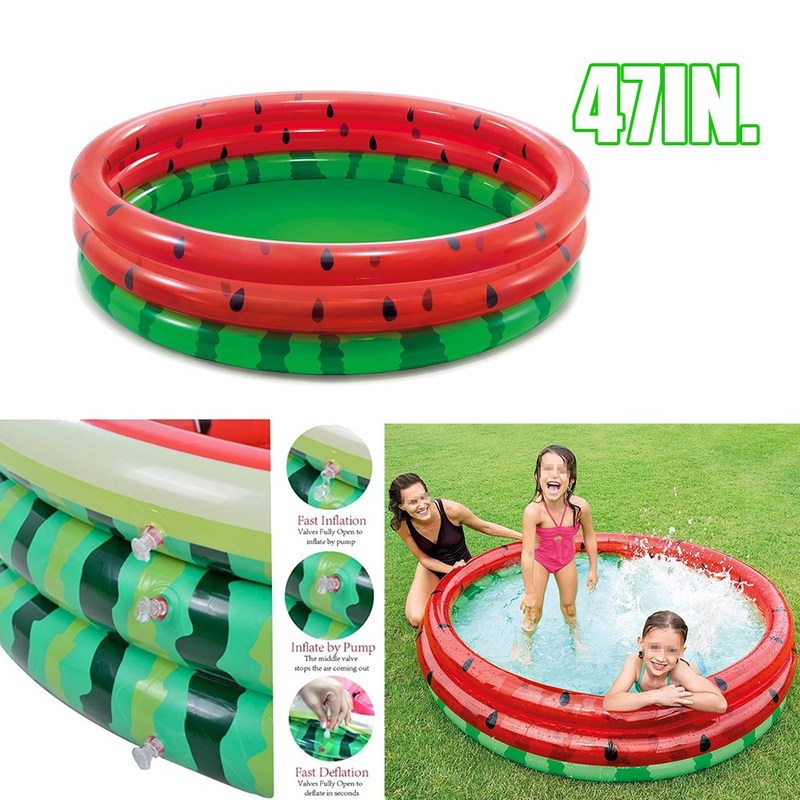 Round Inflatable Swimming Pool Water Paddling Pool for Kids - 图2
