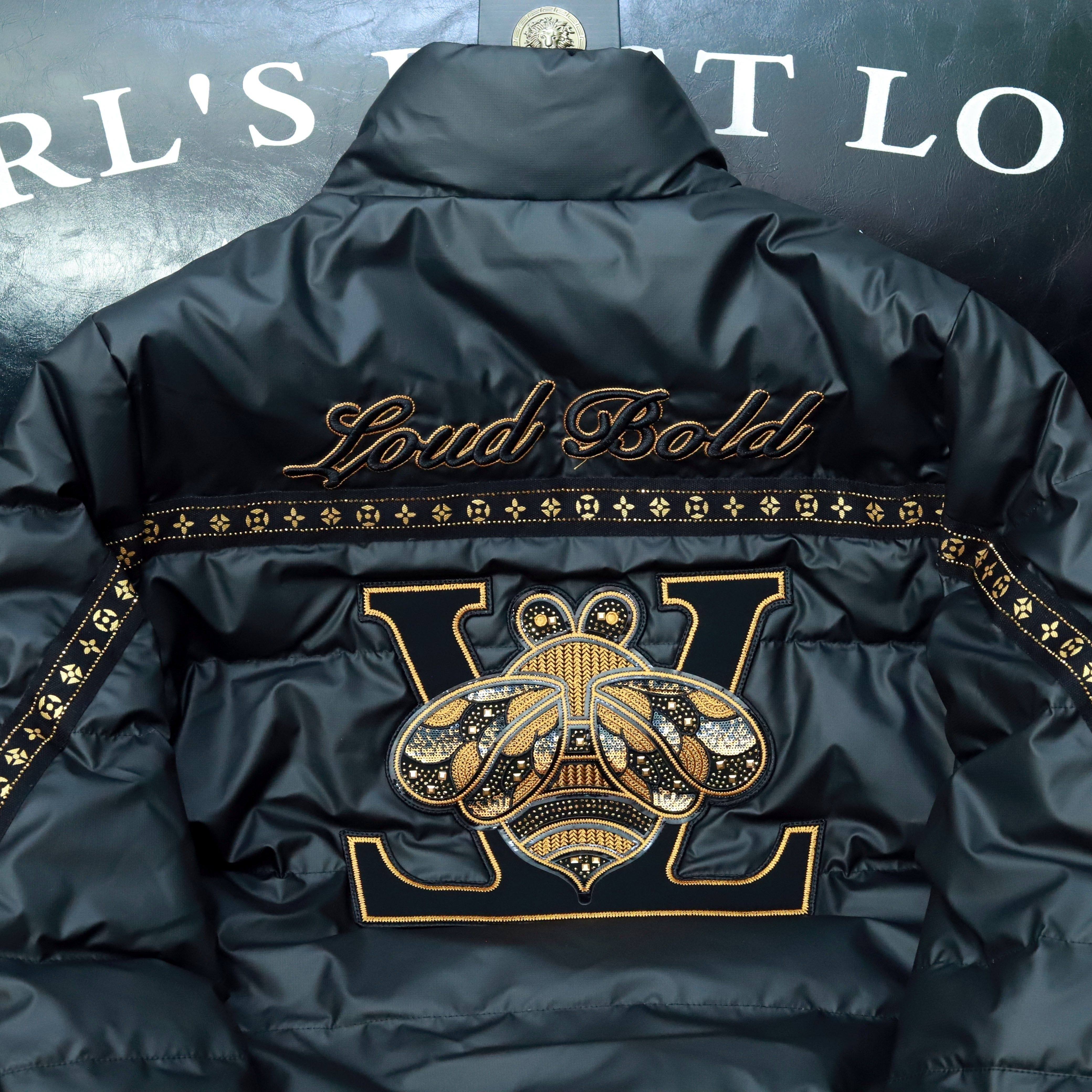 专柜高级感潮牌男装90白鸭绒羽绒服加厚立领字母刺绣冬季加厚夹克,淘宝优惠券,粉丝福利购,淘宝优惠卷