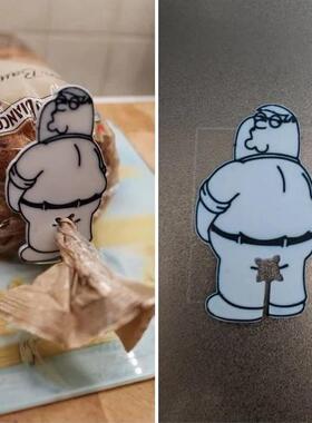 跨境Funny Bread Tongs有趣的面包夹零食夹包装密封夹趣味包装夹