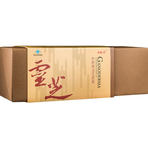 中科灵芝胶囊0.12g*100粒*4盒礼盒成人调节免疫力保健食品-图0