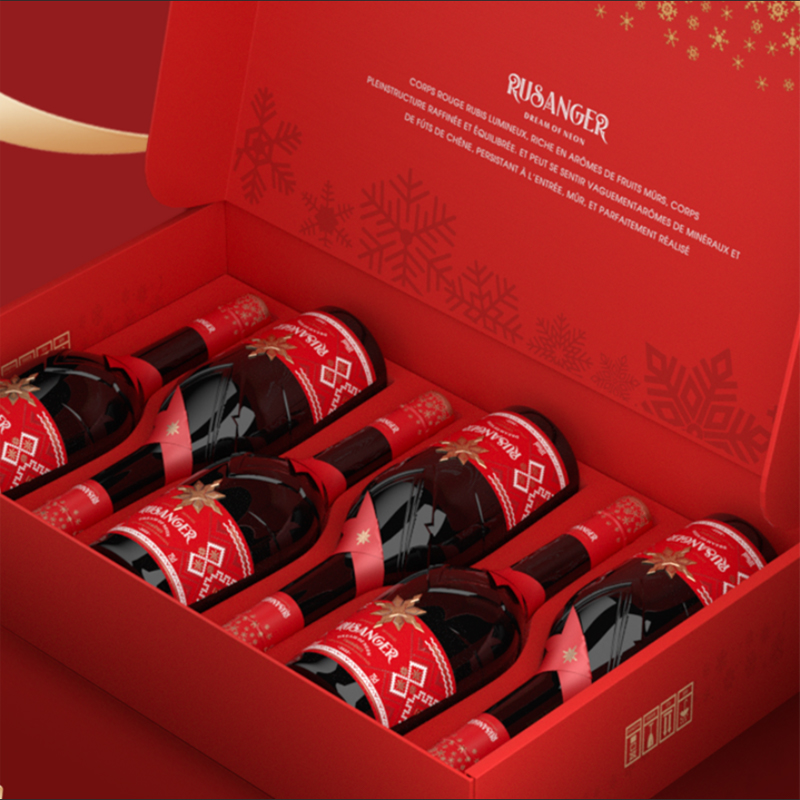 露仙格霓虹之梦干红葡萄酒16度法国进口送礼商务宴请750ml*6瓶