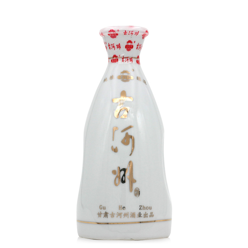 古河州酒50度牡丹瓶双支酒斗259ml×2礼盒装浓香型纯粮食白酒整箱