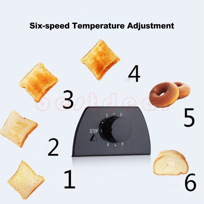 English Bread toaster Bread machine 2 slice stainless steel - 图0